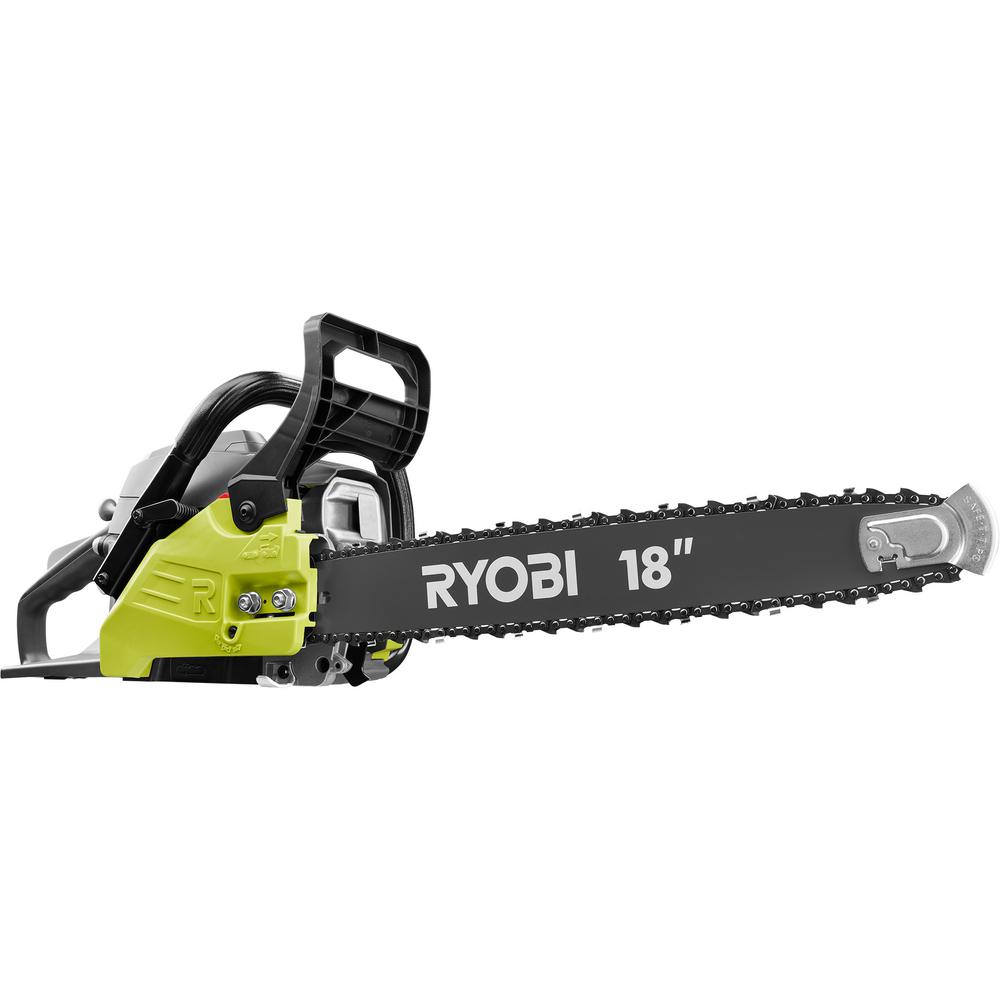 Ryobi 18 in. 37cc 2-Cycle Gas Chainsaw with Heavy Duty Case