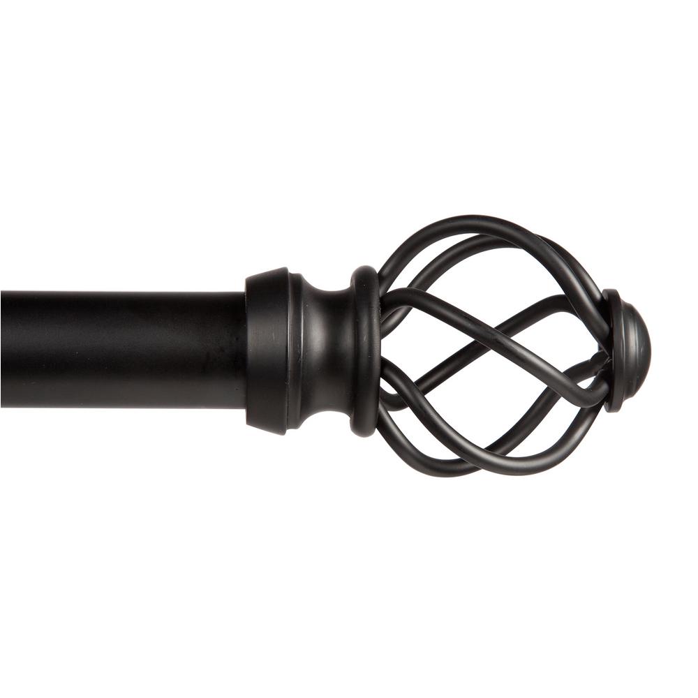 Kenney Twist and Fit Tate 66-110 inch L 1 inch Dia Spiral No-Tools Curtain Rod... by Kenney
