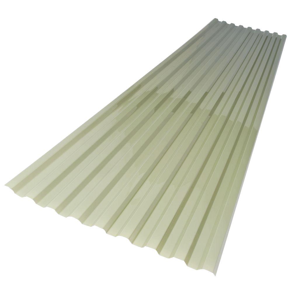 roof polycarbonate corrugated roofing panel suntuf ft depot misty panels pvc clear plastic foamed homedepot suntop palruf sedona brick each