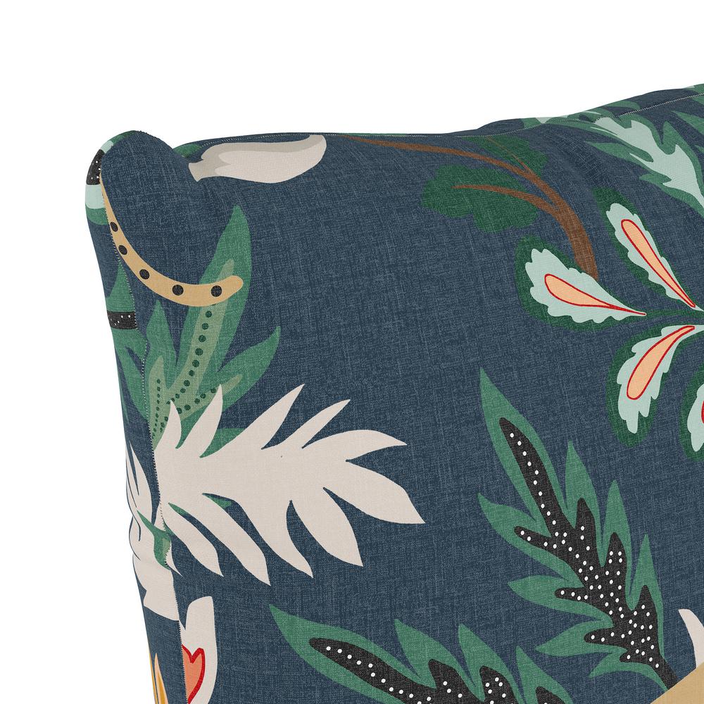 Skyline Furniture Venya Safari Navy Polyester Standard Throw