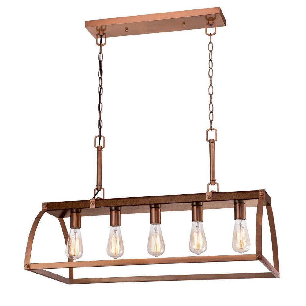 Barnwood Washed Copper Westinghouse Chandeliers 6351600 64 1000 