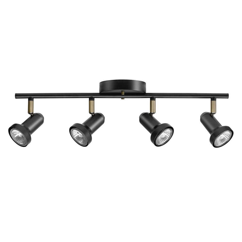 Globe Electric Melo 19 7 In 4 Light Dark Bronze Track Lighting Bulbs Included Globe Electric Melo 19 7 In 4 Light Dark Bronze Track Lighting Bulbs Included