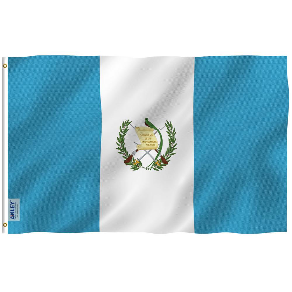 Anley Fly Breeze 3 Ft X 5 Ft Polyester Guatemala Flag 2 Sided