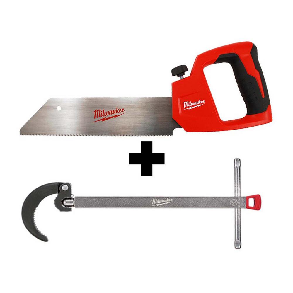 Milwaukee 12 in. PVC/ABS Saw with 2.5 in. Basin Wrench was $64.94 now $44.97 (31.0% off)
