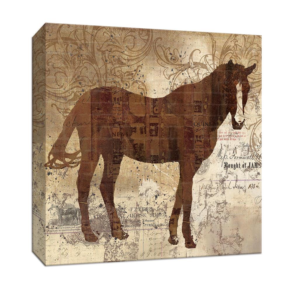 15 In X Western Horse I By Ptm Images Canvas Wall Art