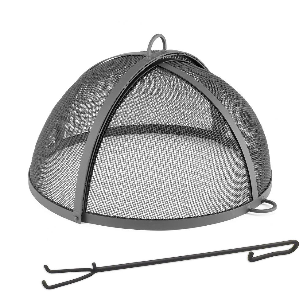 Catalina Creations 32 In Fire Pit Folding Spark Screen Ad114 Ts