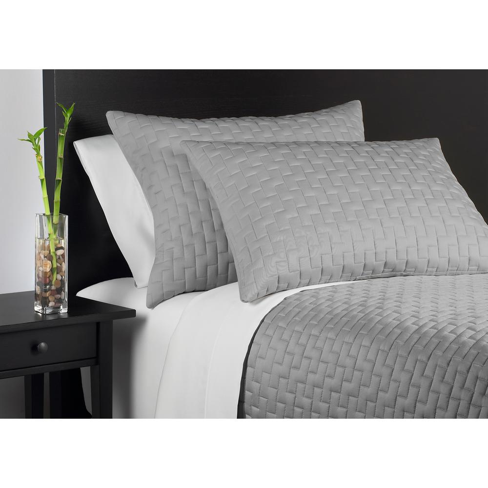 Caro Home 100 Rayon From Bamboo Black Pearl Queen Coverlet Set Caro Home 100 Rayon From Bamboo Black Pearl Queen Coverlet Set