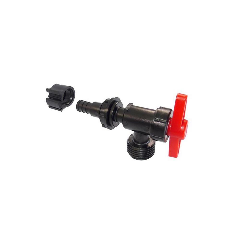 Pexlock 1 2 In Plastic Pex Barb X 3 4 In Male Hose Thread Washing Machine Valve Blue With Clamp 30895 The Home Depot