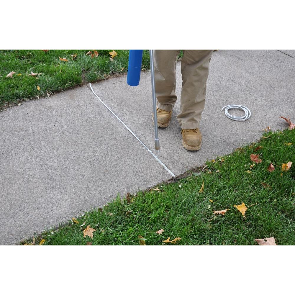 Gray Permanent Concrete Joint Crack Filler 16 lb. 125 ft. sidewalk