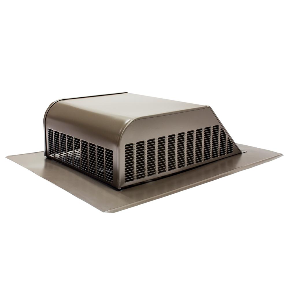 Air Hawk 50 sq. in. NFA Galvanized Slant-Back Roof Louver Static Vent ...