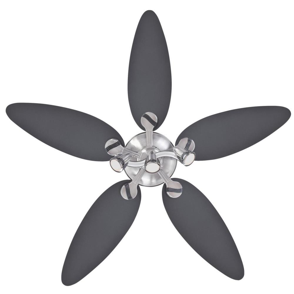 Westinghouse Xavier Ii 52 In Led Brushed Nickel With Gun Metal Led Brushed Nickel With Gun Metal