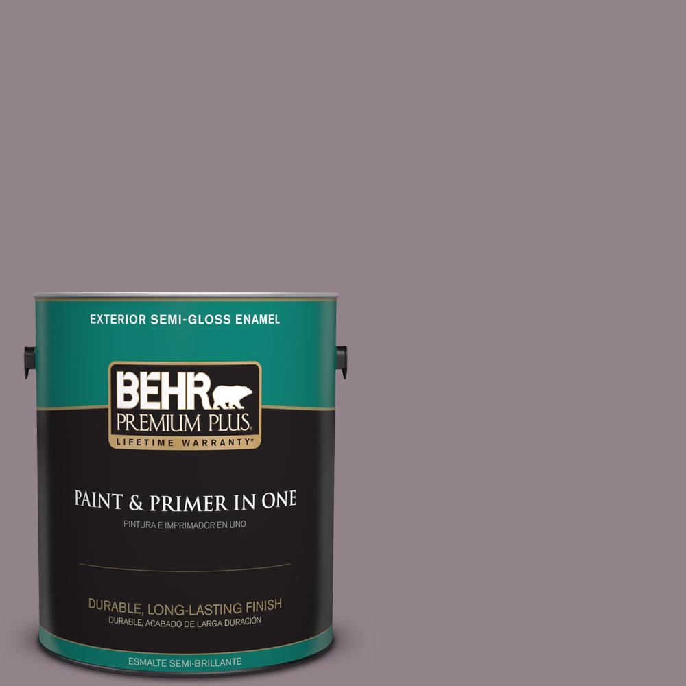 BEHR Premium Plus Ultra 1gal. PPU164 Purple Agate SemiGloss Enamel