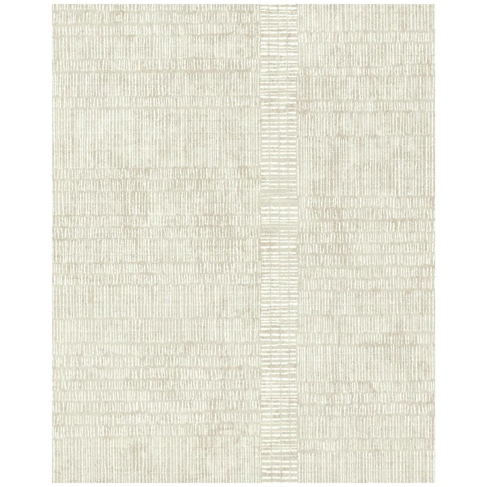 York Wallcoverings Woven Stripe Paper Strippable Wallpaper (Covers 57.