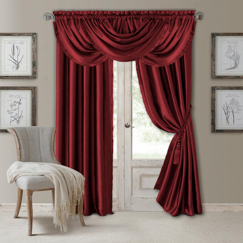 Red Curtains Drapes Window Treatments The Home Depot