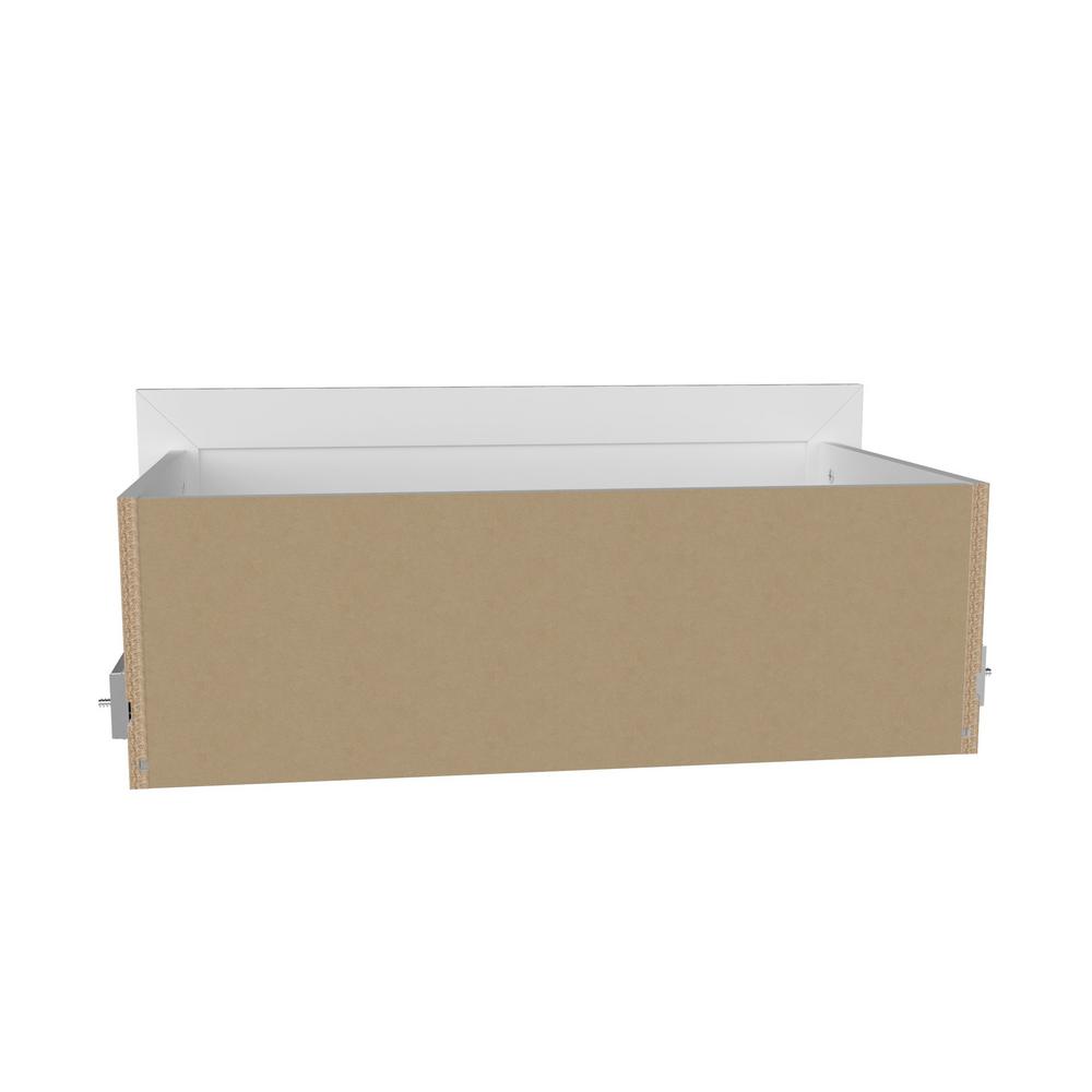 Closetmaid Style 10 In H X 17 In W White Melamine Shaker Drawer