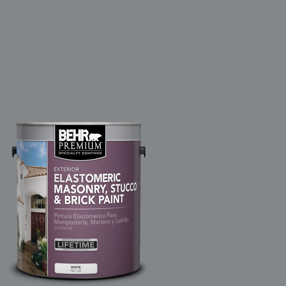 BEHR Premium 1 gal. N5005 Gray color Elastomeric Masonry