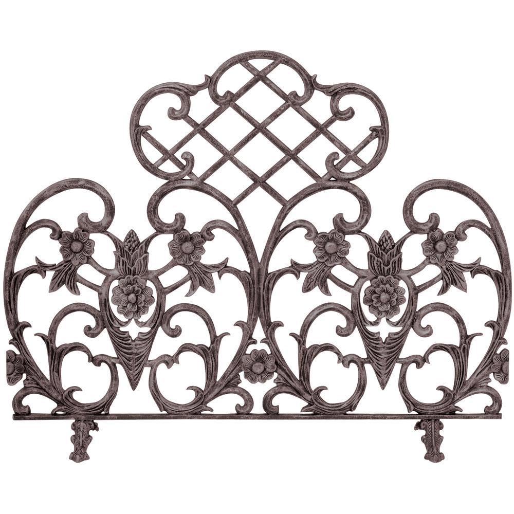 Uniflame Bronze Finish 42 In W Single Panel Cast Aluminum Screen S 5812 The Home Depot