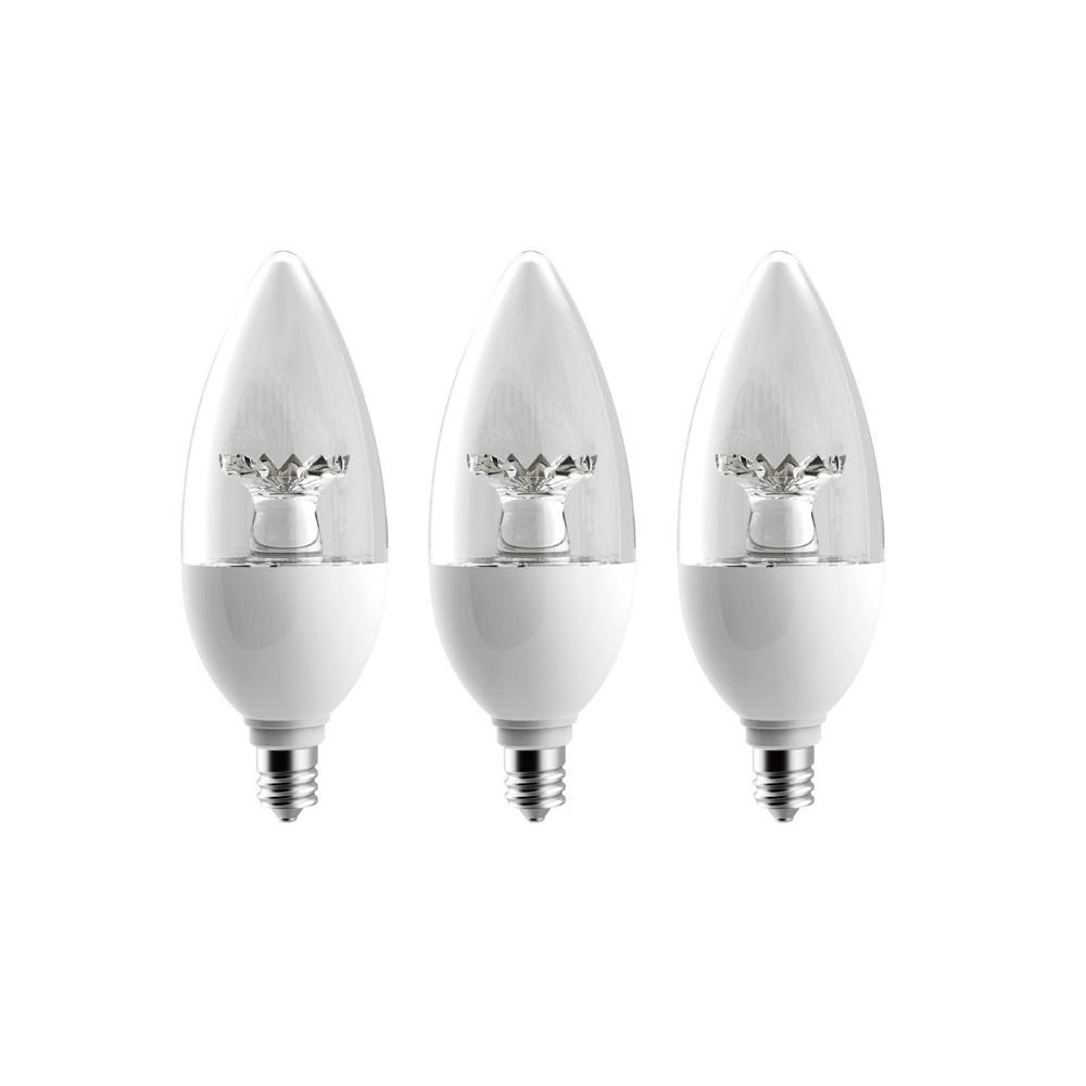 EcoSmart Candle E12 LED Light Bulbs Light Bulbs The Home Depot