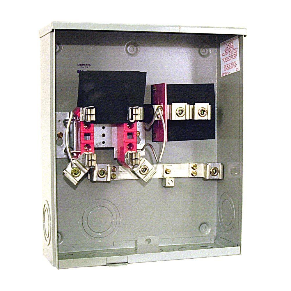 Milbank 200 Amp Ringless Underground Meter SocketR4413O The Home Depot