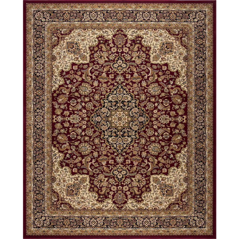 Home Decorators Collection Silk Road Red 4 Ft X 6 Ft Medallion Area Rug 30904 The Home Depot
