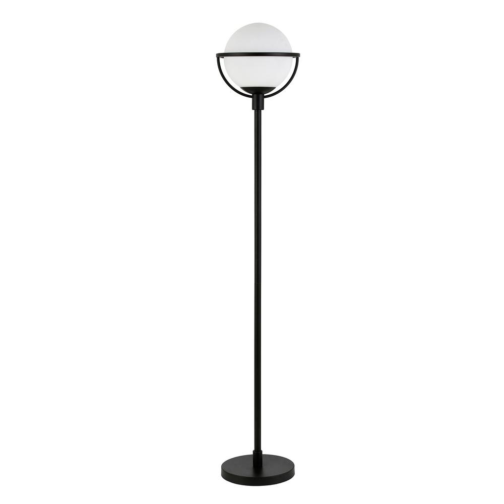 sphere and stem floor lamp