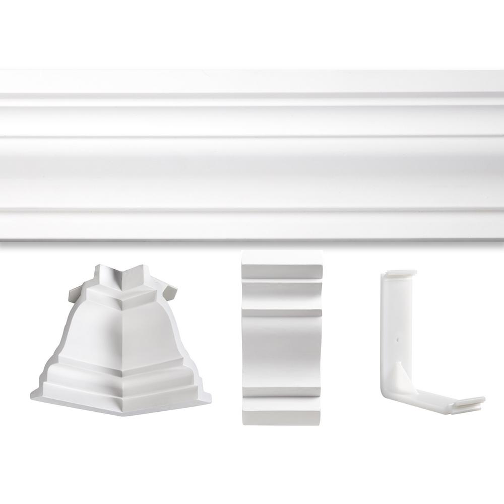 St. James Polyurethane Crown Molding Kit for up to 20 ft. x 20 ft. Room