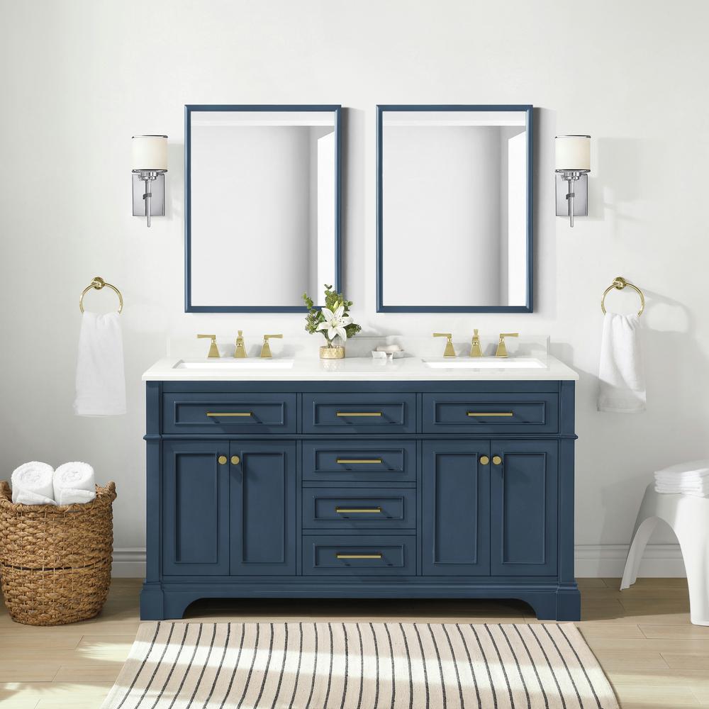 Blue Bathroom Vanities Bath The Home Depot