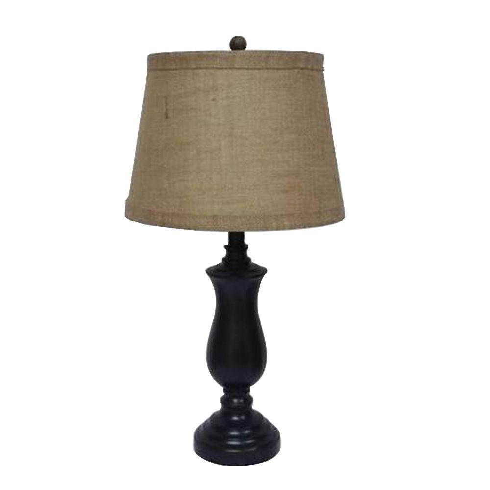 tall black metal table lamps