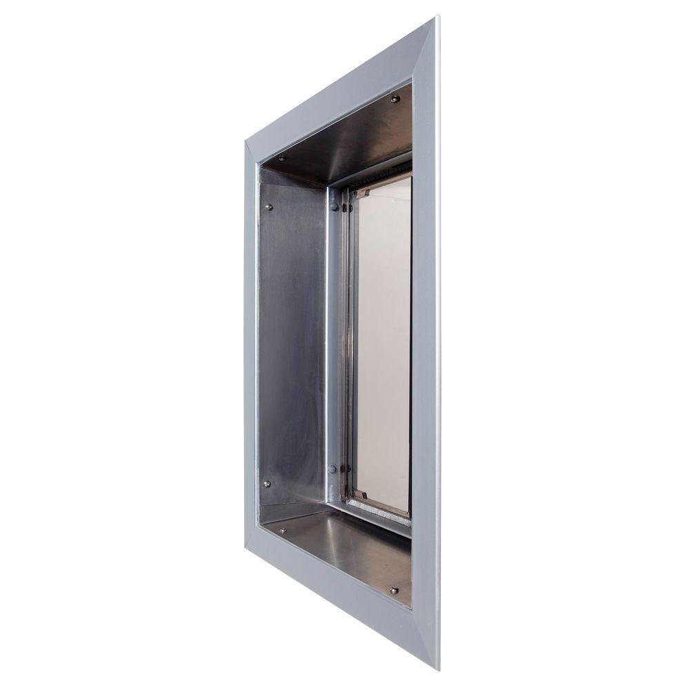 Plexidor Performance Pet Doors 6 5 In X 7 25 Small White Wall Mount Cat Or Dog Door Requires No Replacement Flap Pd Sm Wh The Home Depot - Wall Mount Pet Door Install Plexidor Performance Pet Doors 6 5 In X 7 25 Small White Wall Mount Cat Or Dog Door Requires No Replacement Flap Pd Sm Wh The Home Depot - Wall Mount Pet Door Install