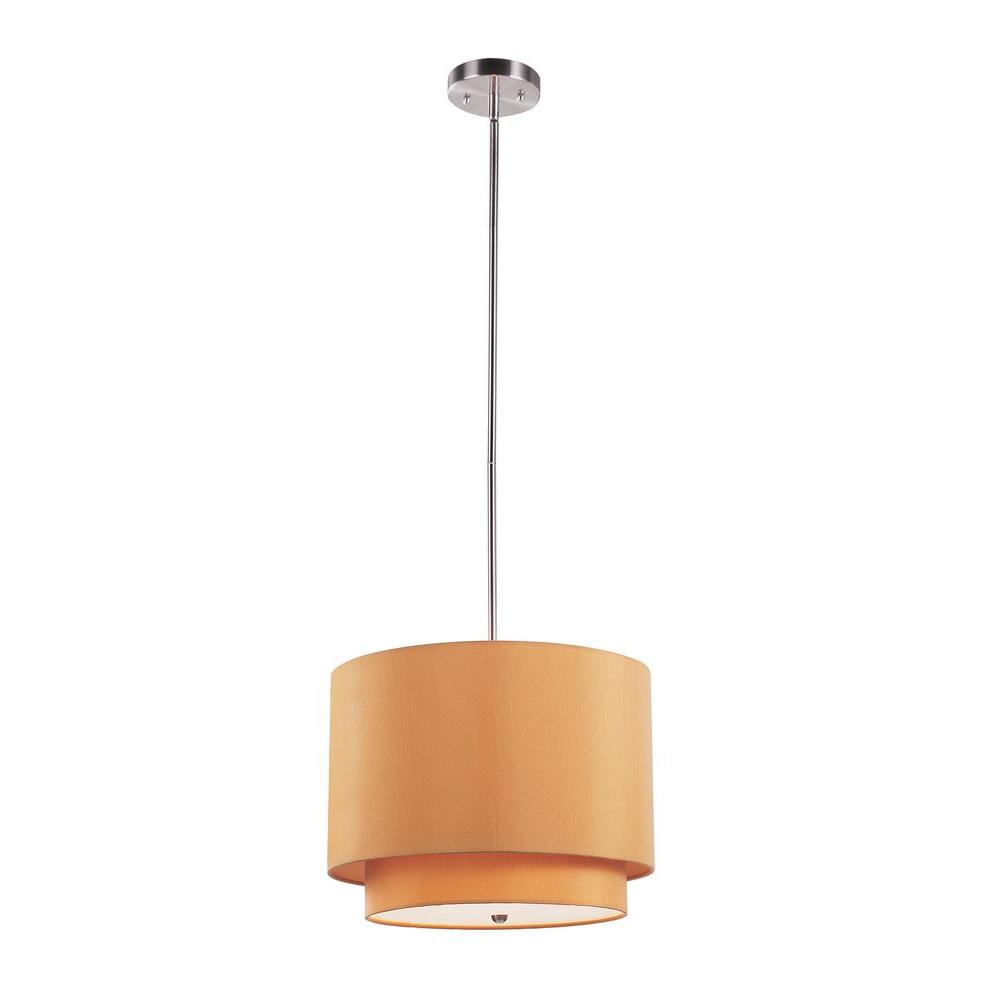 Bel Air Lighting Collection 1Light Brushed Nickel Pendant