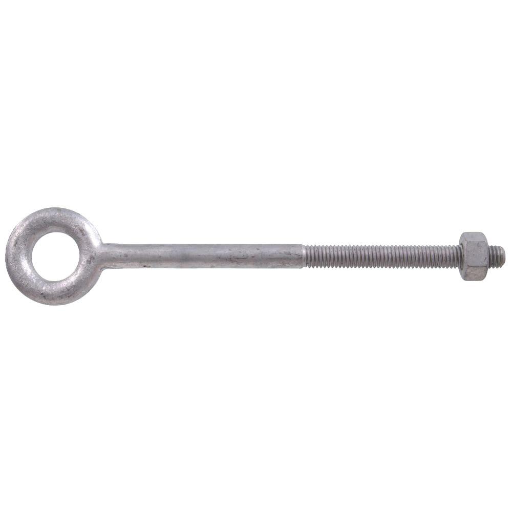 Hot Dip Galvanized Forged Eye Bolt with Nut Washer 1//2/" x 12/"