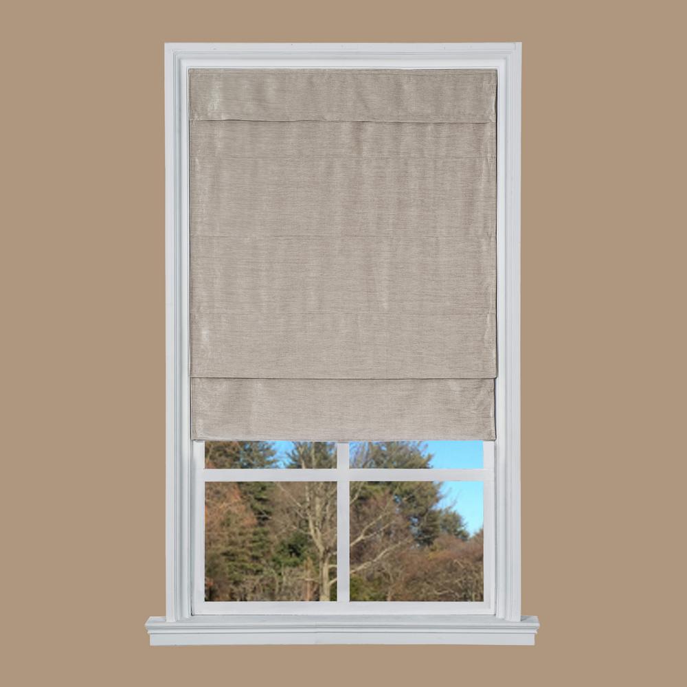 Dark Tan Velve Cordless Roman Shade 27 In W X 64 L Internet 304314556 Dark Tan Velve Cordless Roman Shade