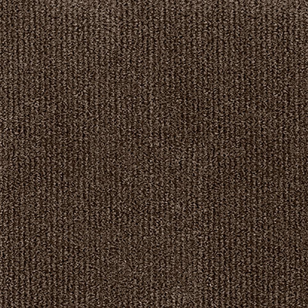 Foss Design Smart Espresso Rib Texture 18 in. x 18 in. Indoor/Outdoor