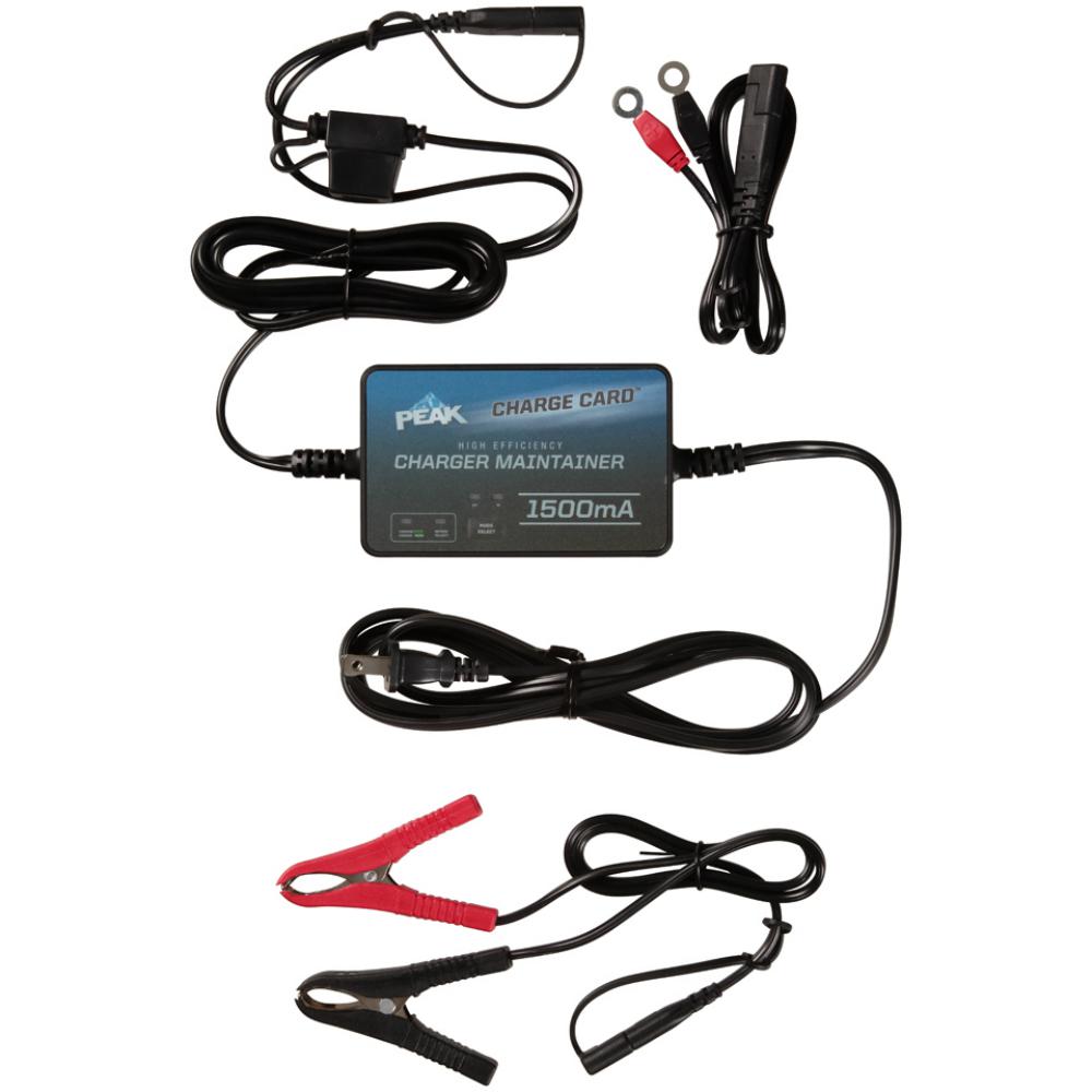 Peak 1500ma 12v Battery Charger And Maintainer Pkc0c1500 The Home 1500ma 12v Battery Charger And Maintainer