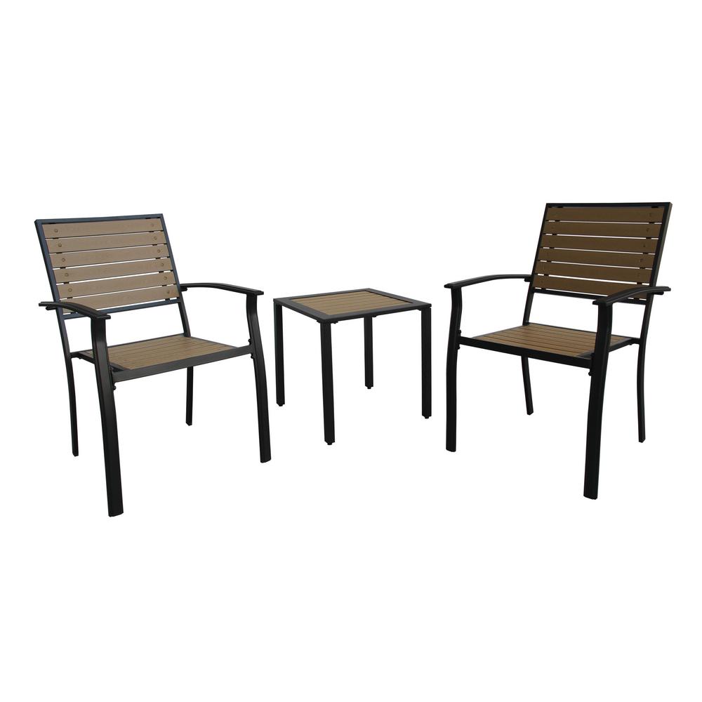 Outdoor Bistro Table Set : Costway 3 Pcs Folding Bistro Table Chairs Set Garden Backyard Patio Furniture White Walmart Com Walmart Com / 112m consumers helped this year.