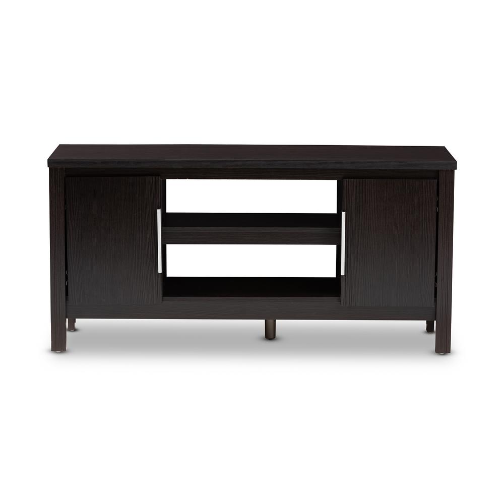 Baxton Studio Marley Wenge Dark Brown Tv Stand 146 8293 Hd The Baxton Studio Marley Wenge Dark Brown Tv Stand