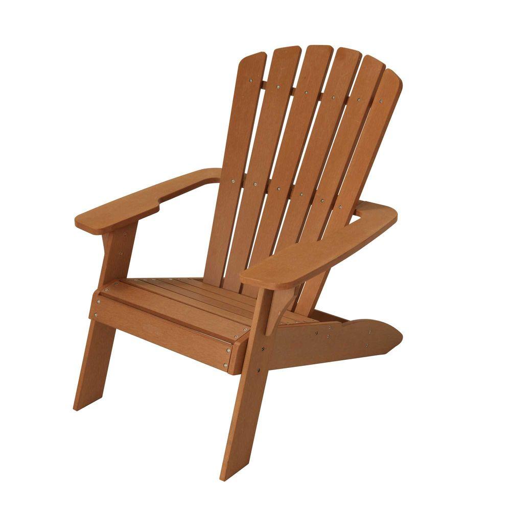 Lifetime Simulated Wood Patio Adirondack Chair60064 The Home Depot