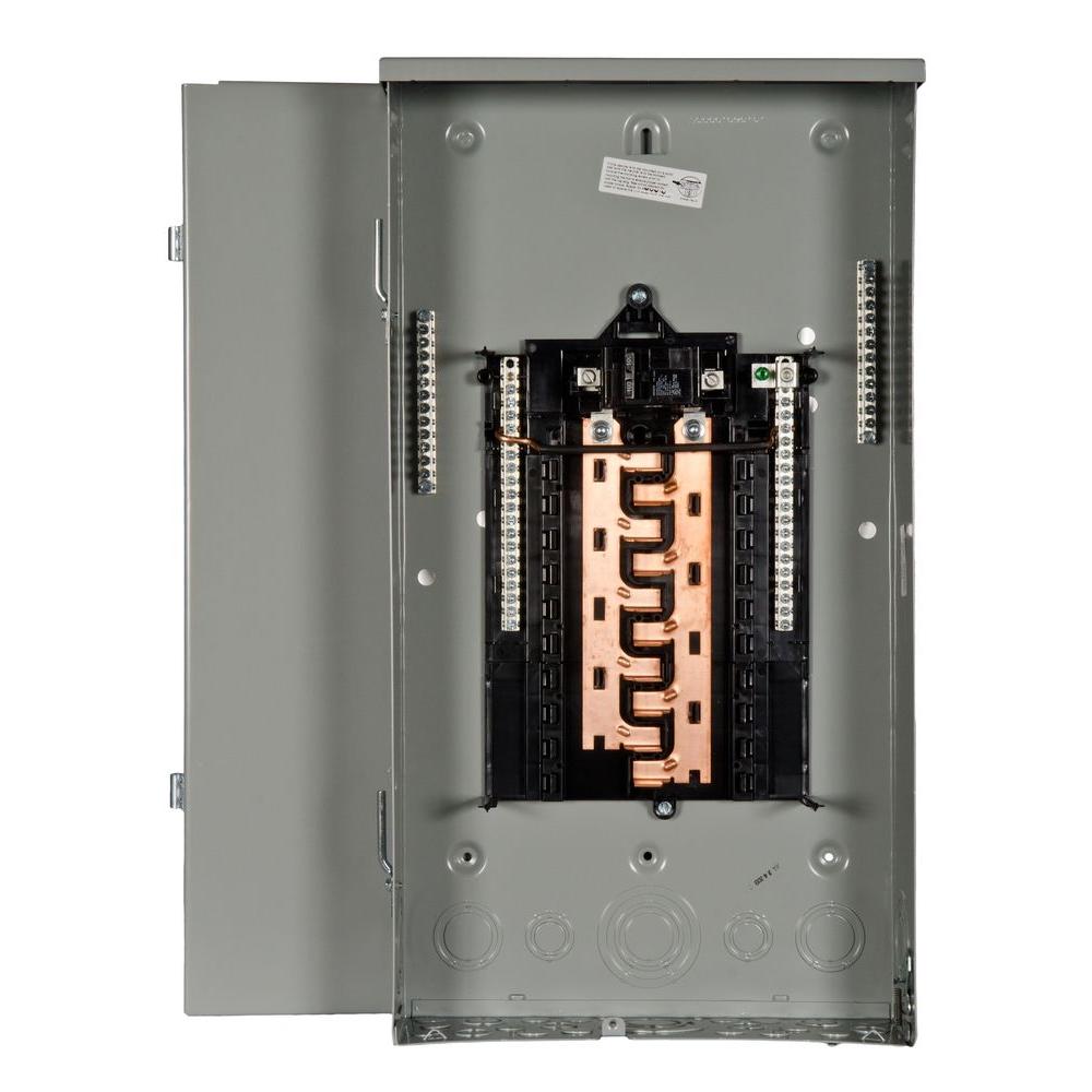 Siemens PL Series 100 Amp 20-Space 20-Circuit Main Breaker Outdoor Load ...