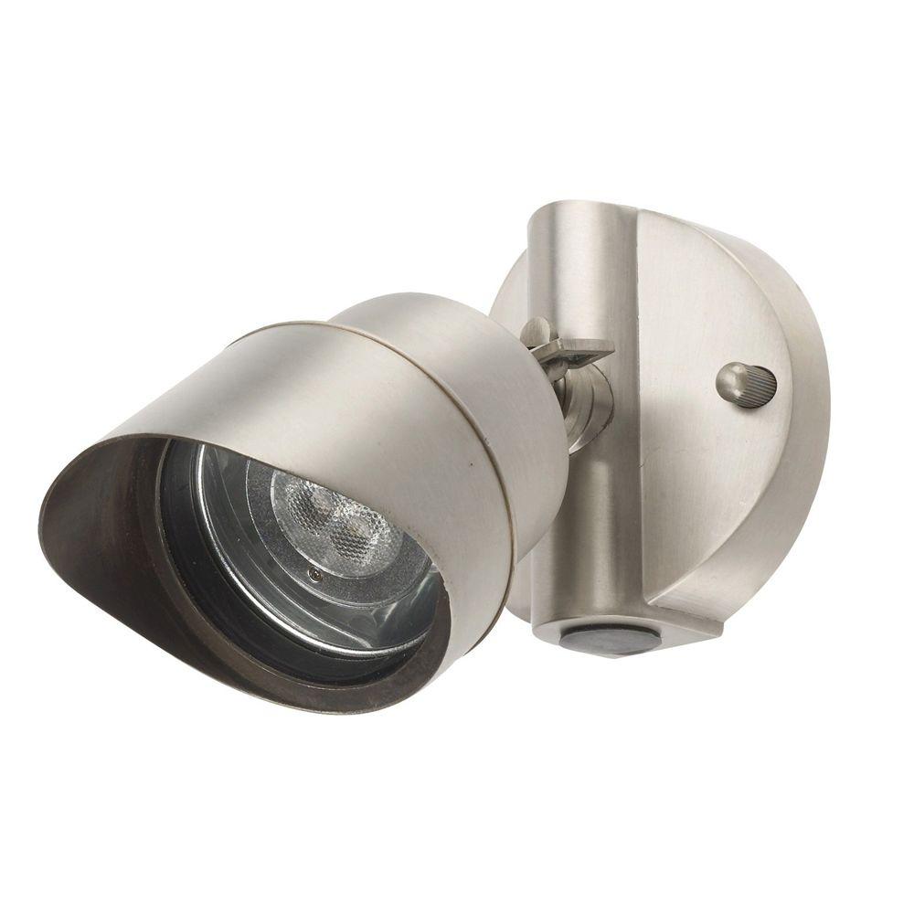 Low Voltage Outdoor Security Lighting The 1 Light Stainless Steel Die Cast Brass Wall Mount