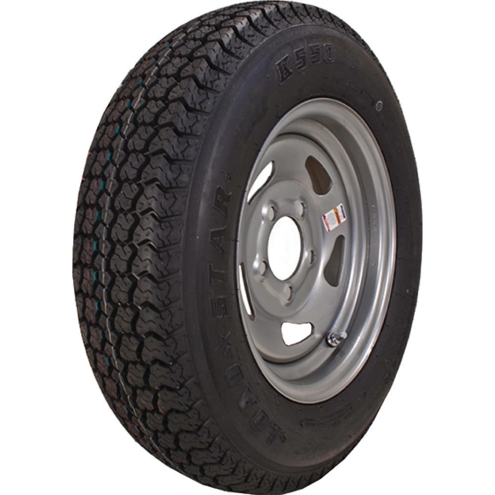 Loadstar 530-12 K353 BIAS 1250 lb. Load Capacity Galvanized 12 inch Bias Tire... by Loadstar