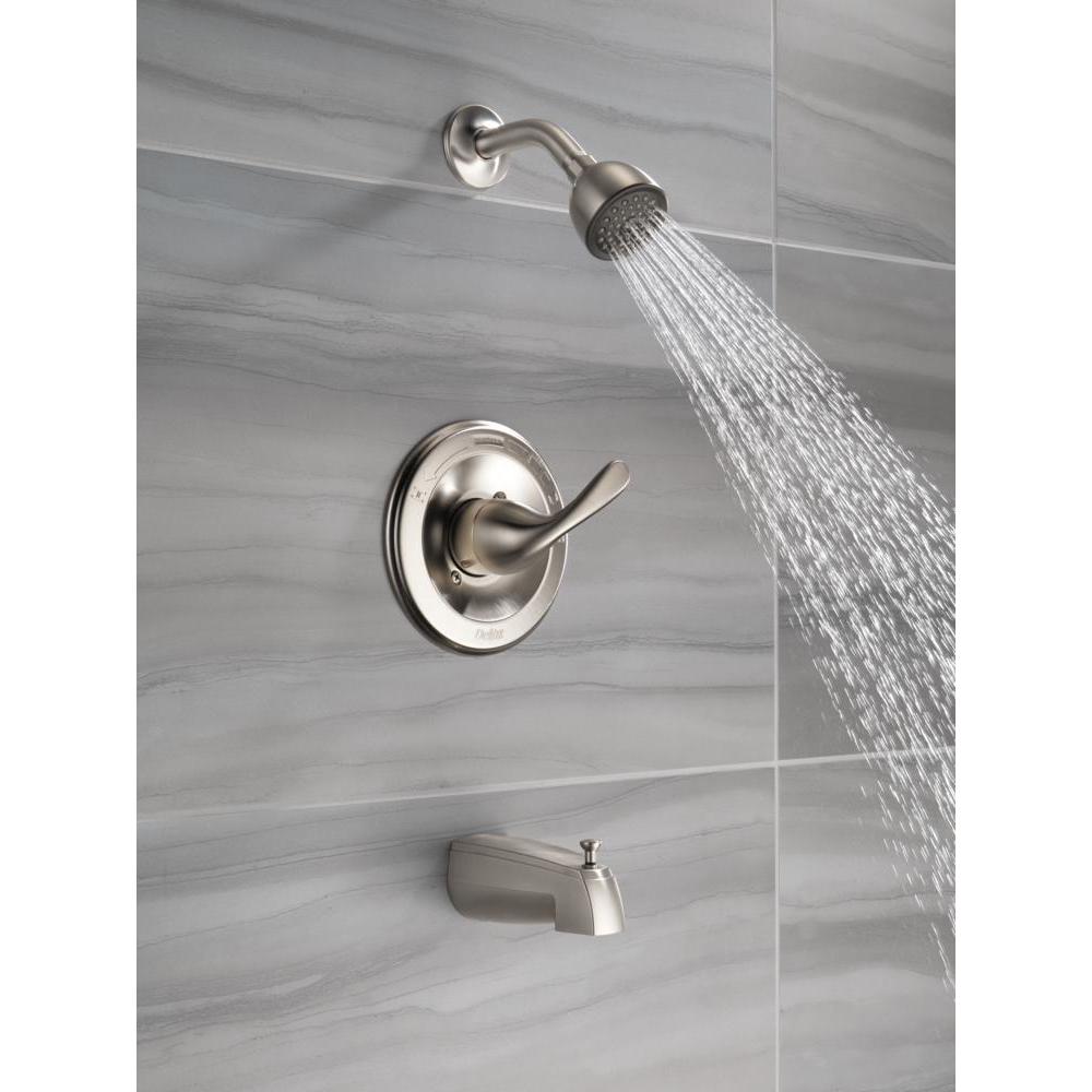 Delta Tub Shower Faucet Trim Kit Slip On Spout 1Handle 2 GPM Classic