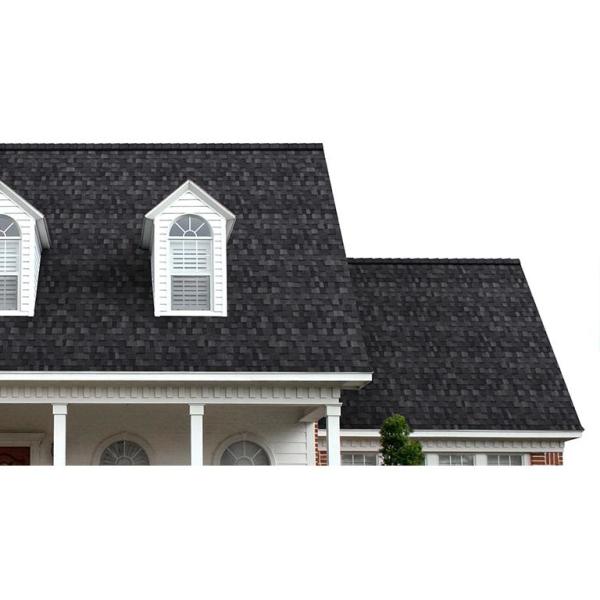 Owens Corning Oakridge Onyx Black Laminate Architectural Shingles 32 8 Sq Ft Per Bundle Hk01 The Home Depot