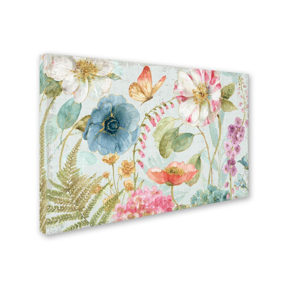 24 x 36 Rainbow Seeds Flowers X Poster Print by Lisa Audit