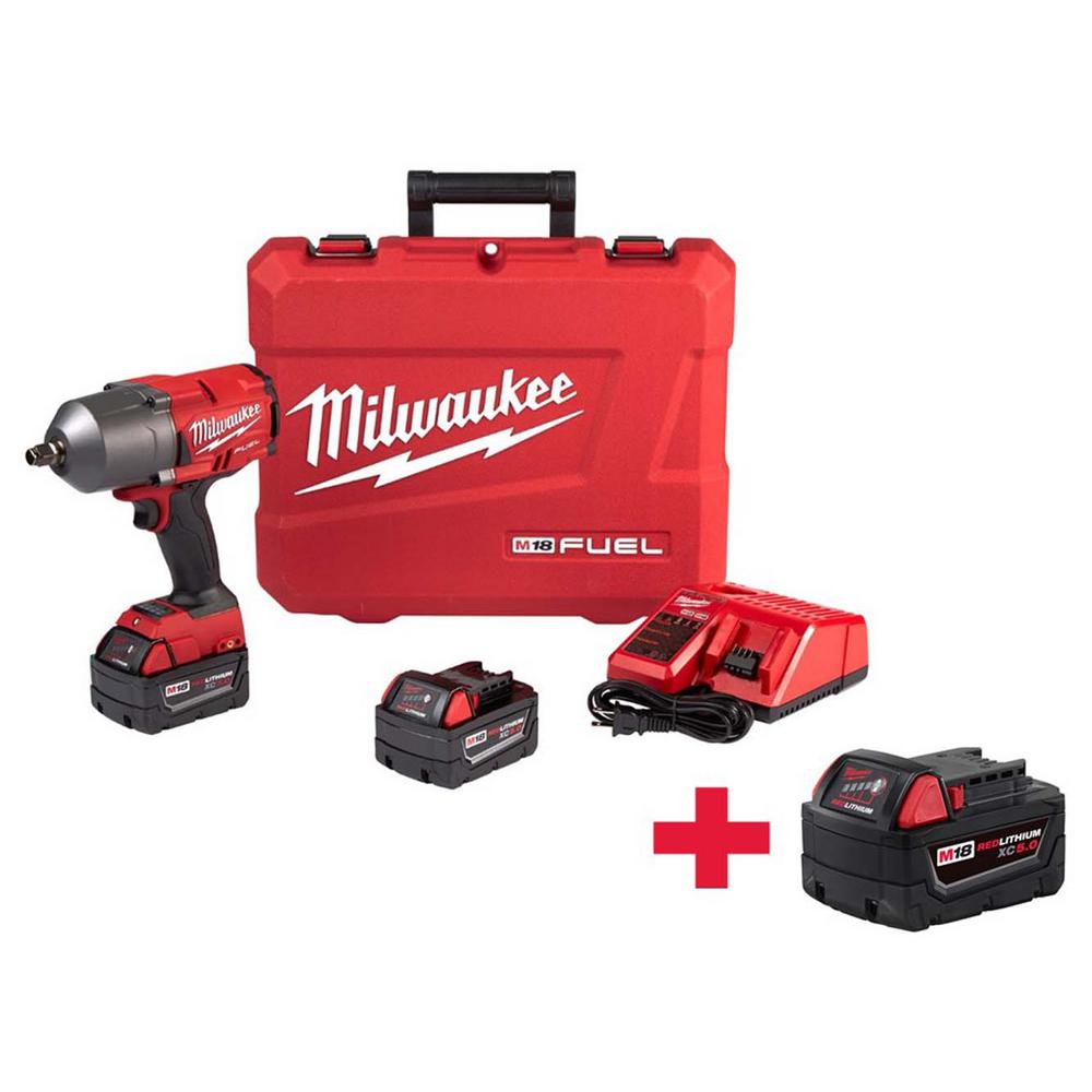 Milwaukee M18 FUEL 18Volt LithiumIon Brushless 1/2 in. Cordless High