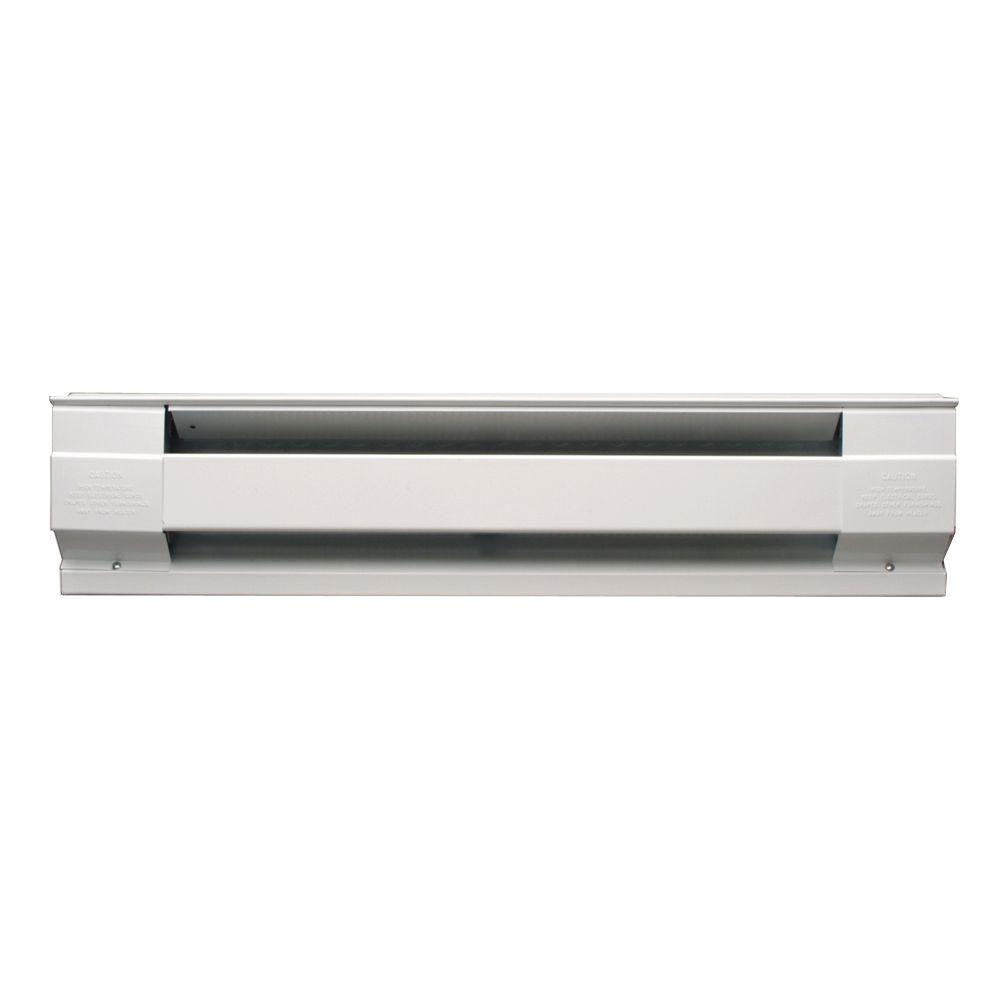 Cadet 72 in. 1,500-Watt 240-Volt Electric Baseboard Heater in White