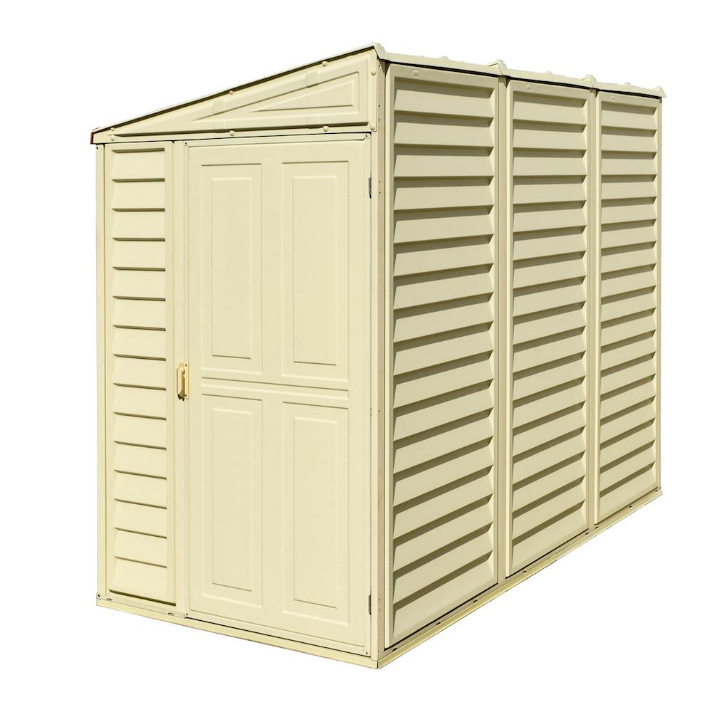 Duramax Building Products Sidemate 4 Ft X 8 Vinyl Shed With Sidemate 4 Ft X 8 Vinyl Shed