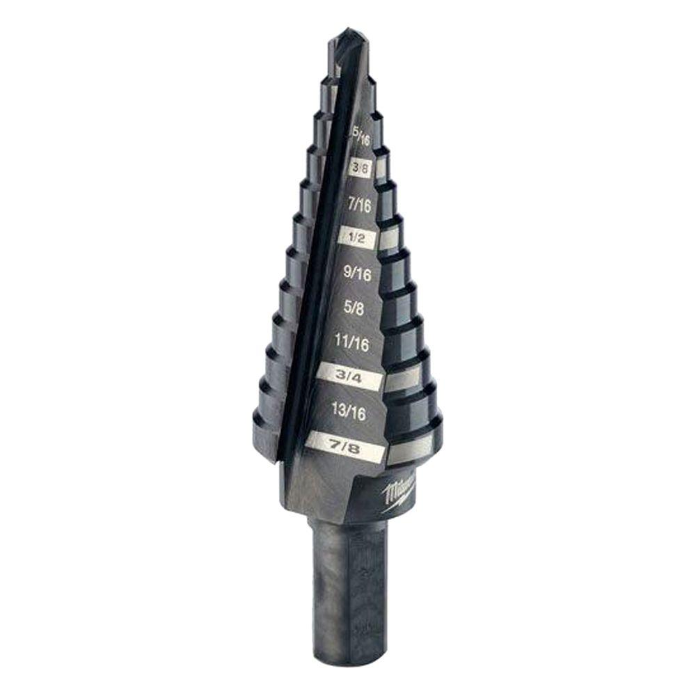 Milwaukee 3/16 in. 7/8 in. x 1/16 in. 4 Step Drill Bit48899204