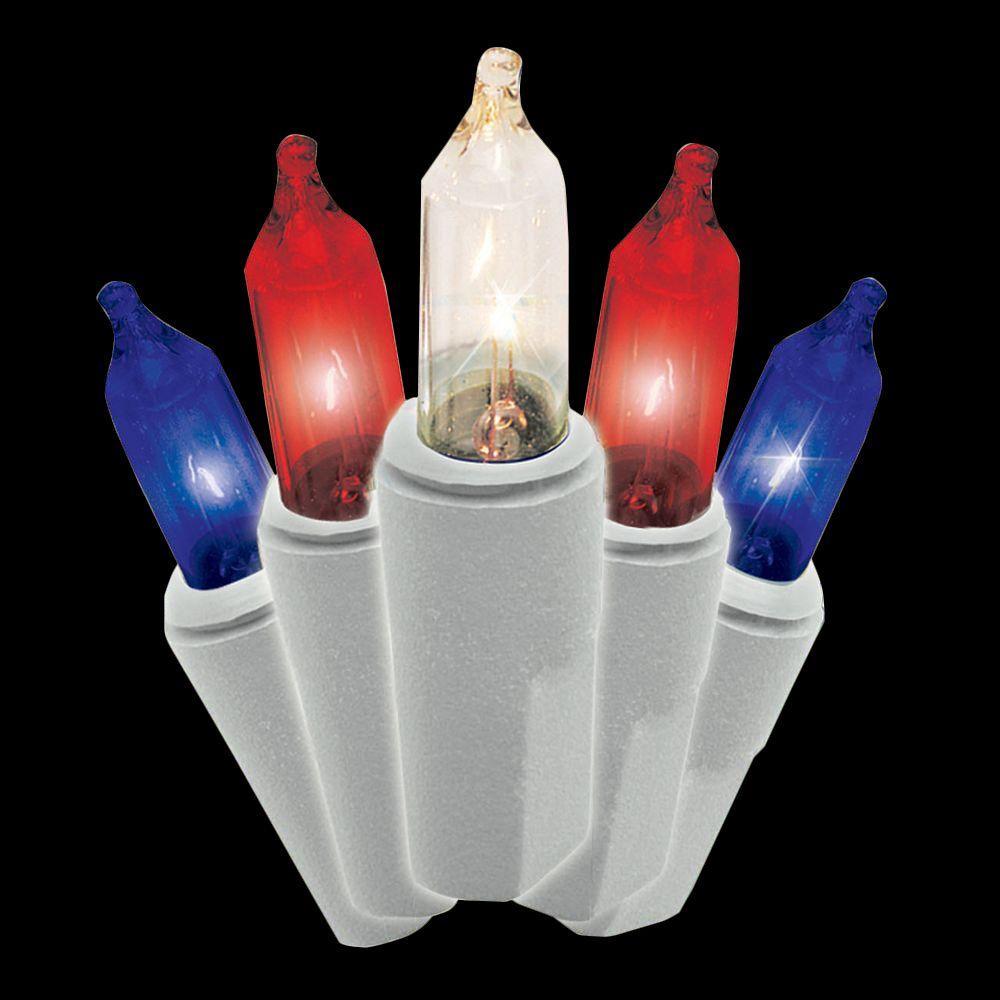 Brite Star 150-Light Patriotic Red/White/Blue Chasing Light Set-96-541 ...