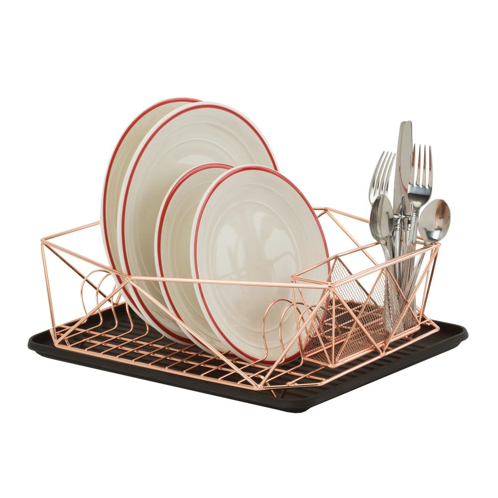 copper dish rack kmart