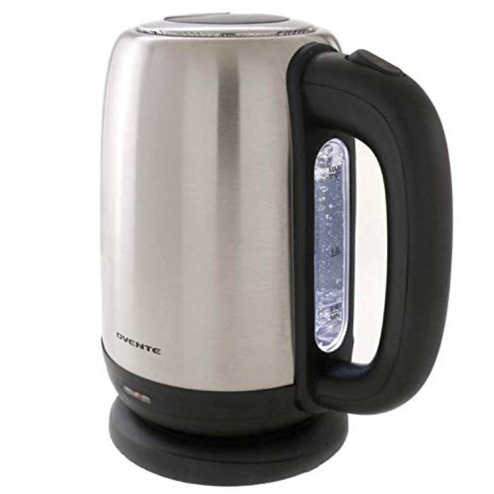 Ovente KD64R 7Cup Red Stainless Steel BPAFree Cordless Electric